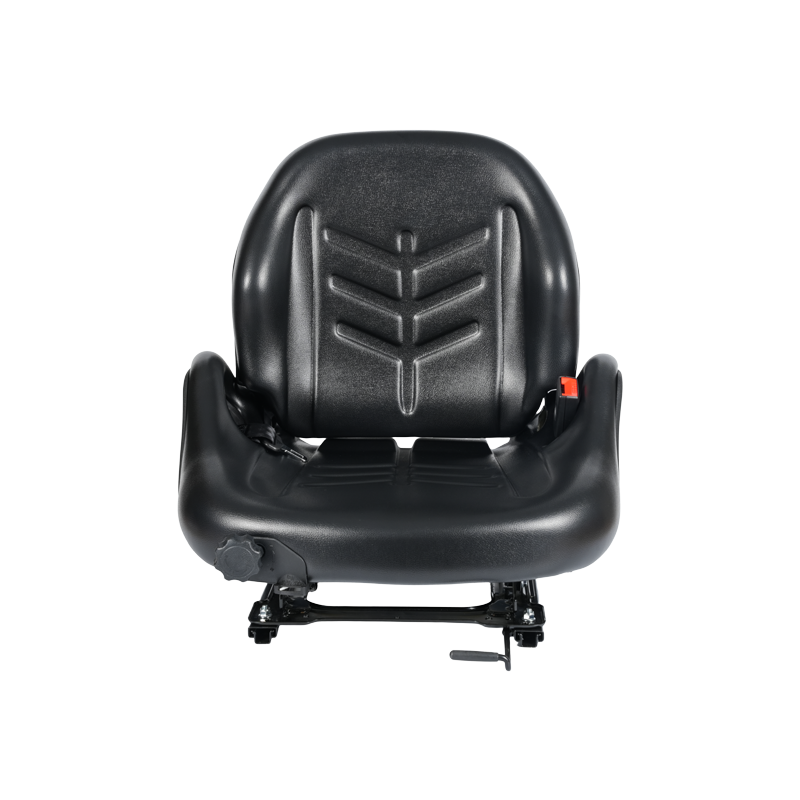 BF5-3 EN13490 Fotel amortyzowany z certyfikatem IT1+IT2 z pasem bezpieczeństwa i przełącznikiem OPS | Konstrukcja z szerokim operatorem kompatybilna z wózkami widłowymi Hangcha, Nissan, TCM i Mitsubishi