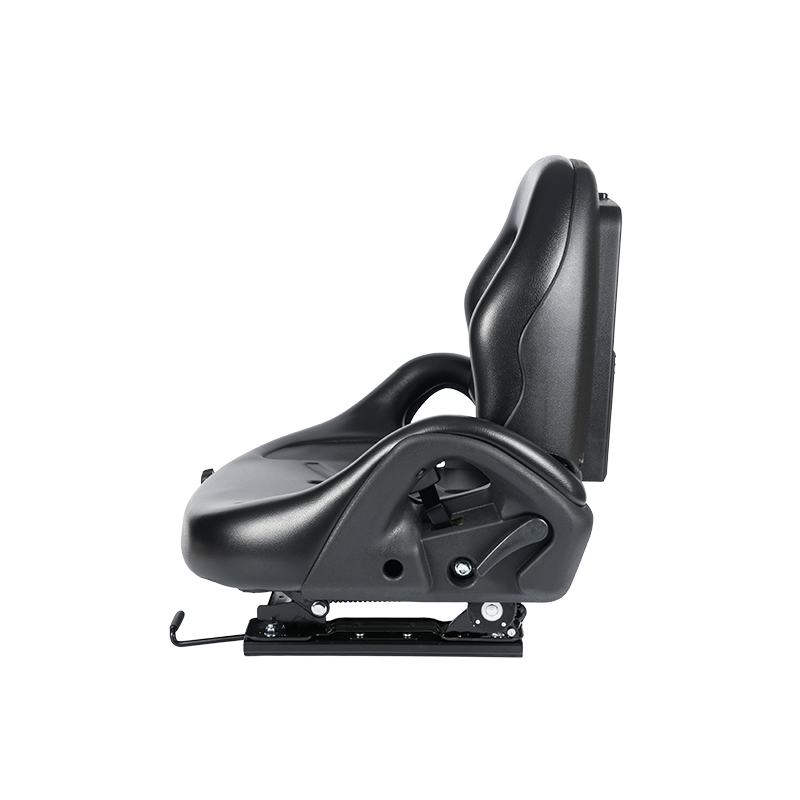 BF5-3 EN13490 Fotel amortyzowany z certyfikatem IT1+IT2 z pasem bezpieczeństwa i przełącznikiem OPS | Konstrukcja z szerokim operatorem kompatybilna z wózkami widłowymi Hangcha, Nissan, TCM i Mitsubishi