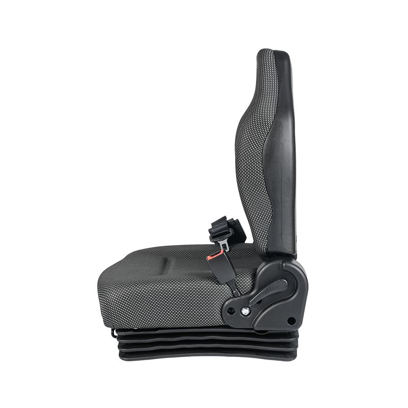 BF6-3 EN13490 Fotel samochodowy z wysokim wysięgnikiem z certyfikatem IT1, ze zwijanym pasem bezpieczeństwa, amortyzacją i przełącznikiem OPS do wózków widłowych z akumulatorem litowym Kompatybilny z Hyster, Jungheinrich