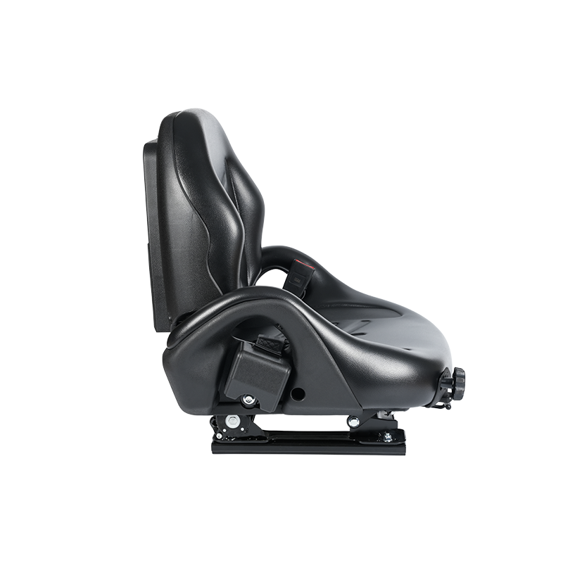 BF5-3 EN13490 Fotel amortyzowany z certyfikatem IT1+IT2 z pasem bezpieczeństwa i przełącznikiem OPS | Konstrukcja z szerokim operatorem kompatybilna z wózkami widłowymi Hangcha, Nissan, TCM i Mitsubishi