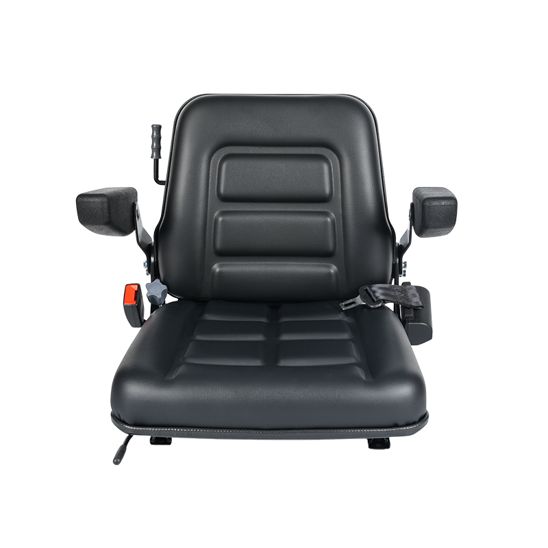 Amortyzowany fotel operatora BF1-3 do wózków widłowych z mechanicznym tłumieniem zapewniającym stabilne podnoszenie