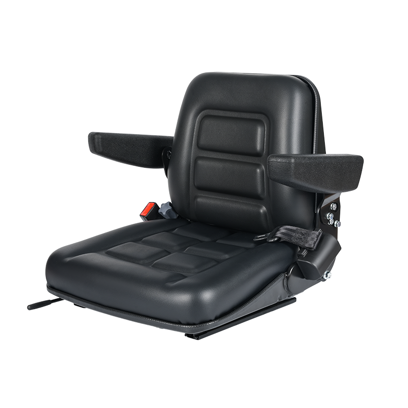 Amortyzowany fotel operatora BF1-3 do wózków widłowych z mechanicznym tłumieniem zapewniającym stabilne podnoszenie