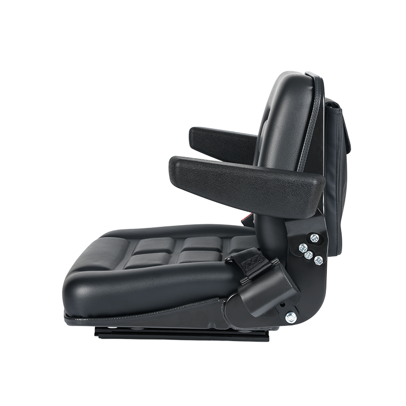 Amortyzowany fotel operatora BF1-3 do wózków widłowych z mechanicznym tłumieniem zapewniającym stabilne podnoszenie